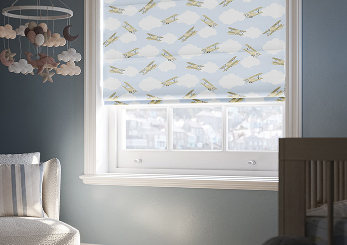 Flying Ace, Golden - Roman Blind - Image 5